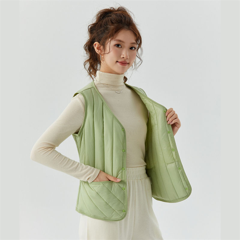 Padded Vest Gilet - crriflz Women's Winter Warm Extra Thick