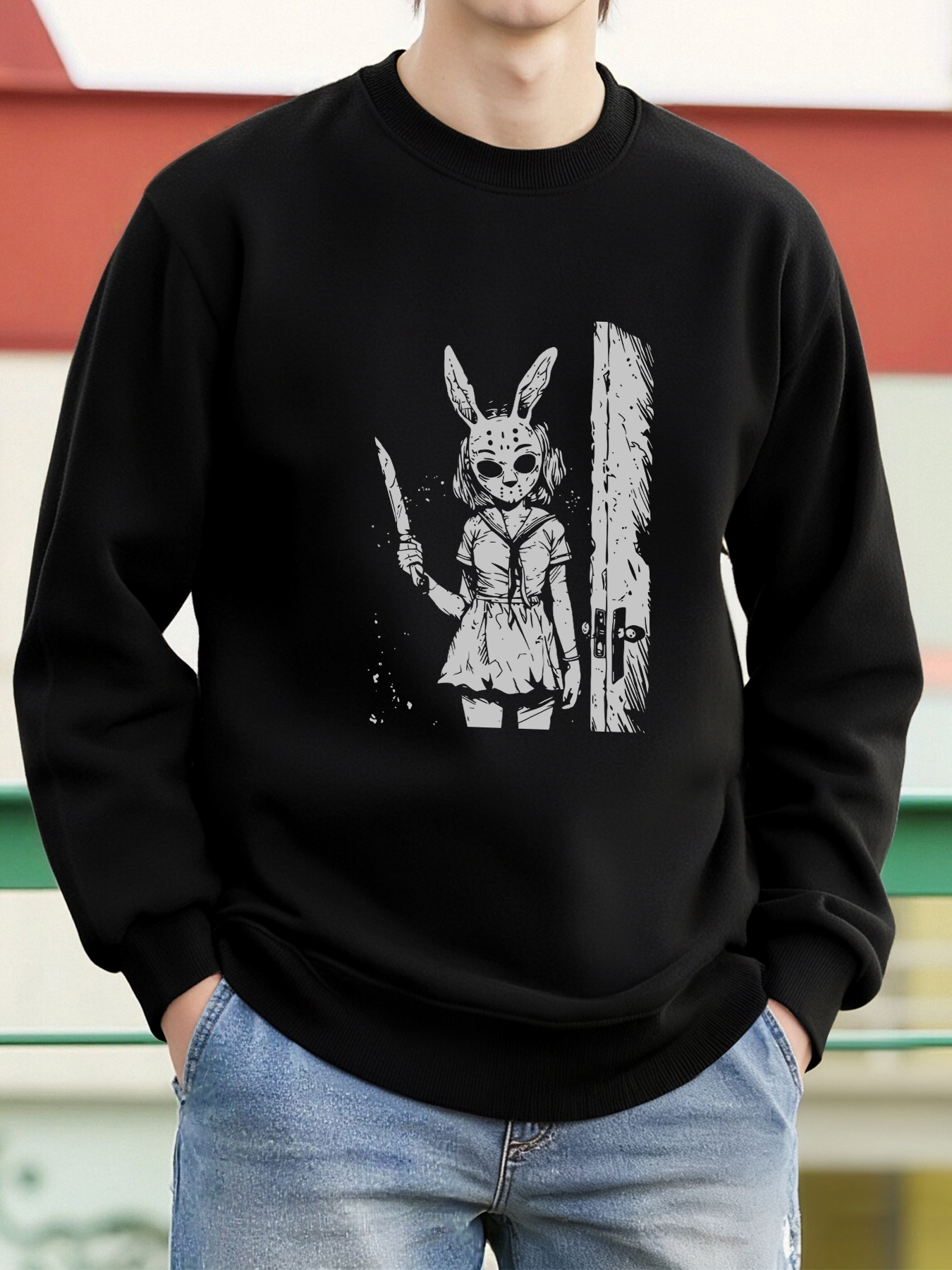A Killer Wearing A Rabbit Mask - Winter Clothing English reseña y precio