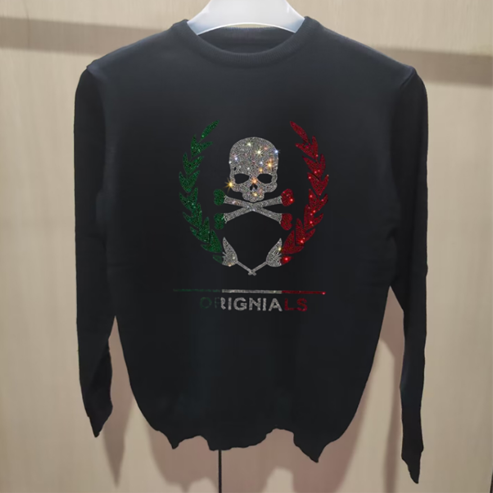 Men's Skull Head Sweatershirts - Winter Clothing English reseña y precio