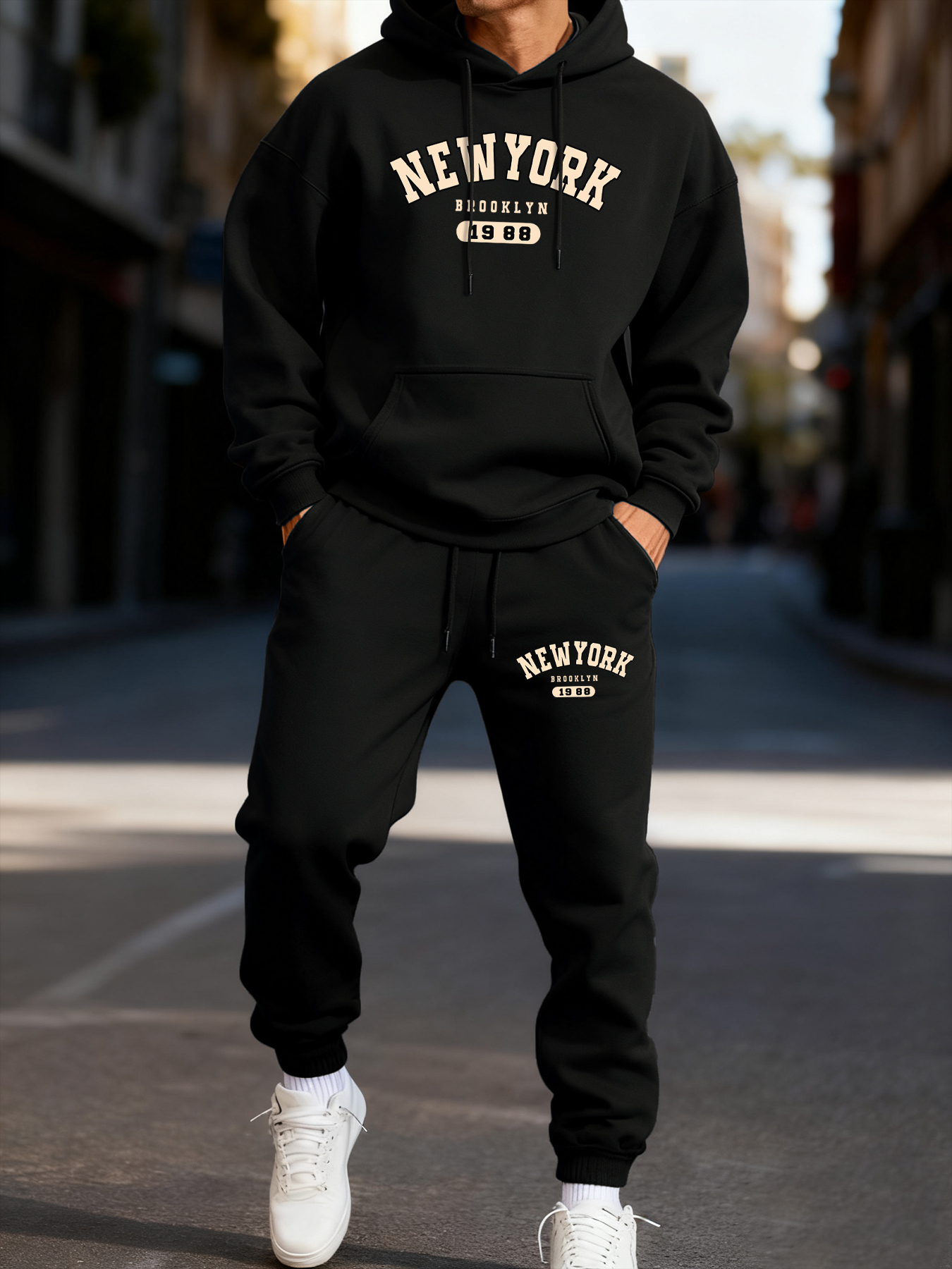 New York Brooklyn 1988 Print M - Winter Clothing English reseña y precio