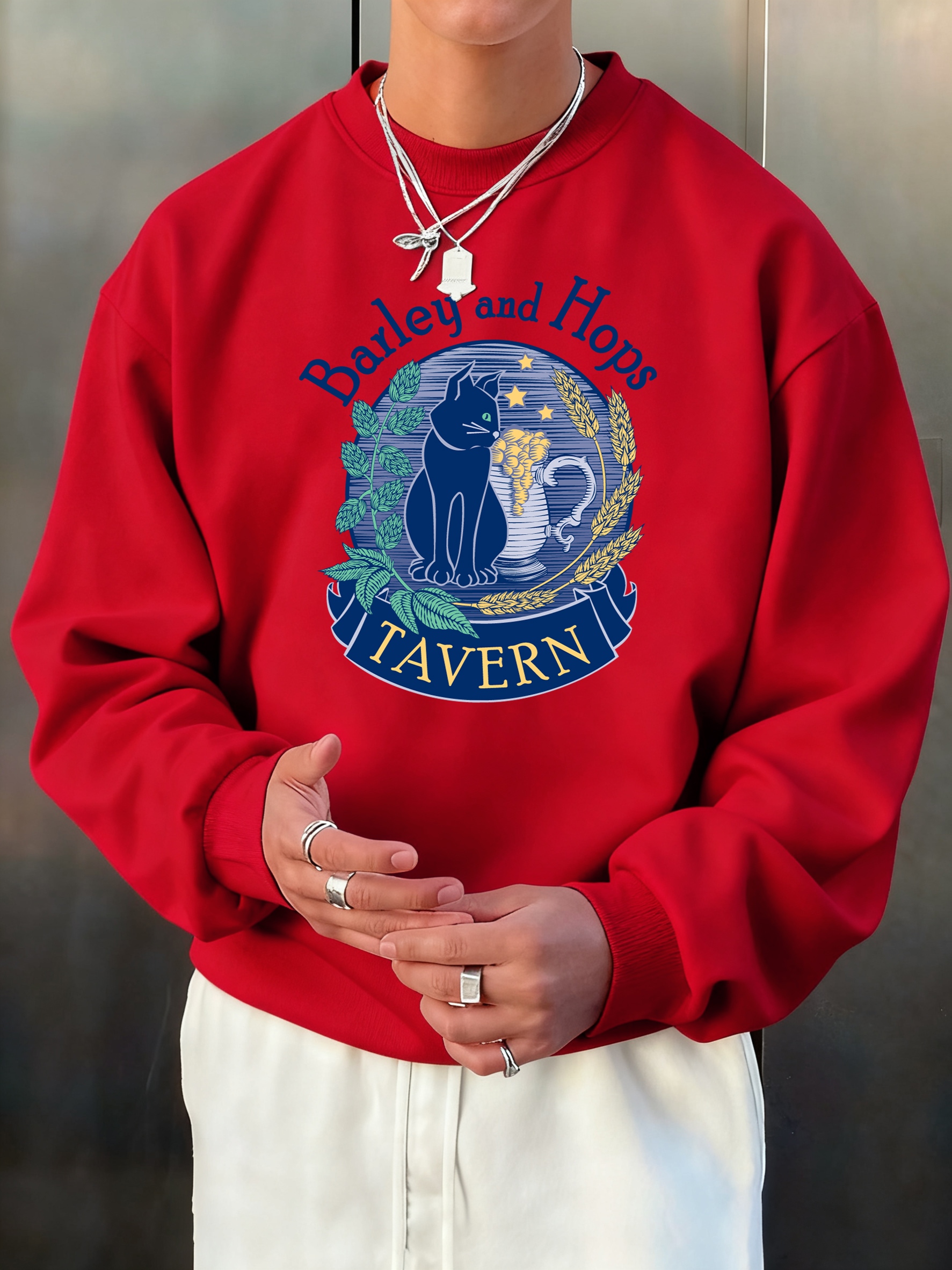 Barley And Hops Tavern Pattern - Winter Clothing English reseña y precio