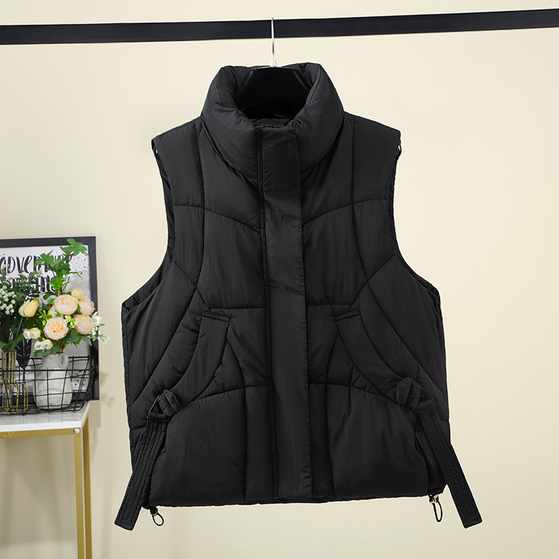 Women High Stand Collar Quilte - Padded Vest Gilet reseña y precio