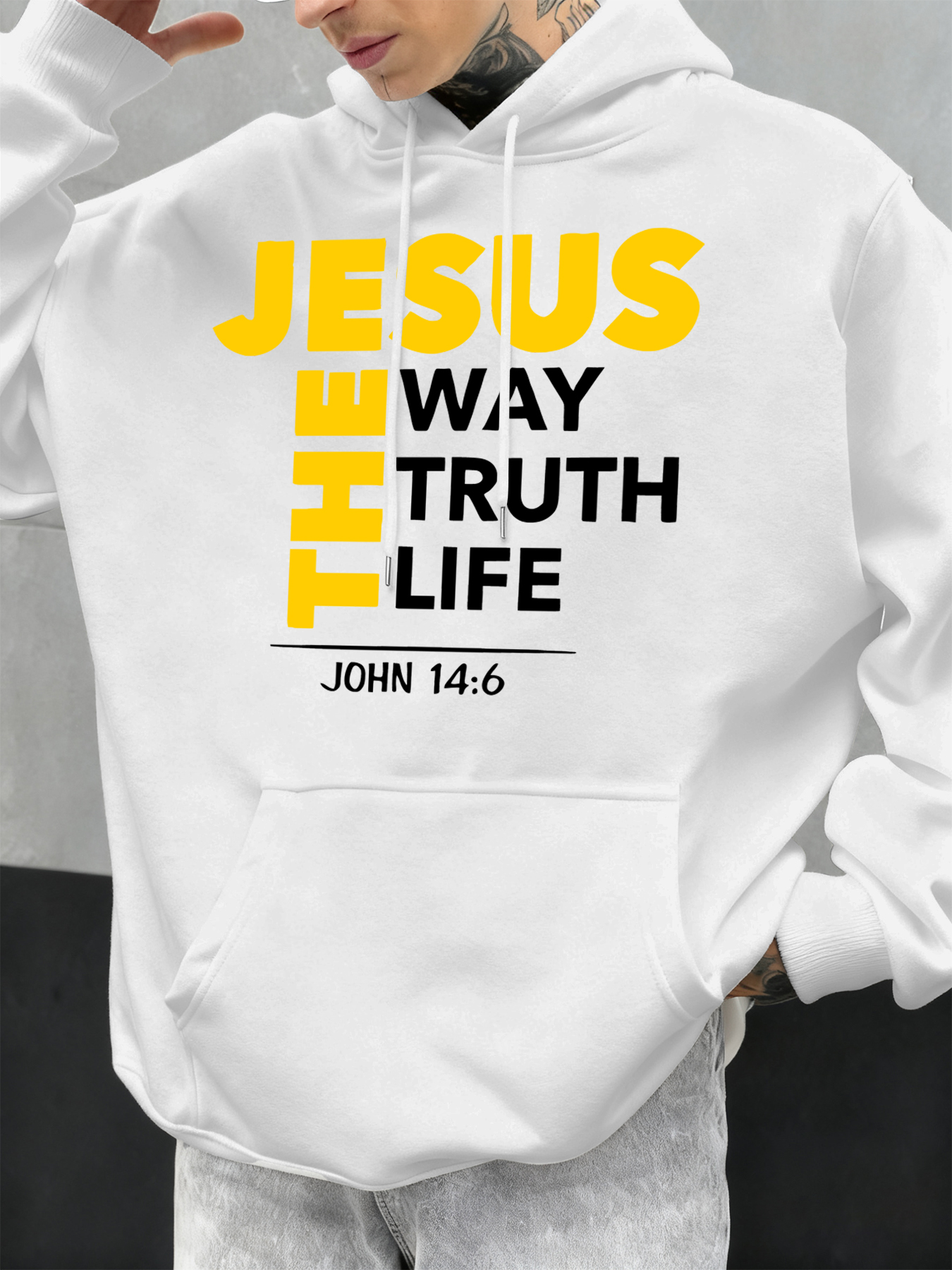 Jesus The Way Truth Life Print - Winter Clothing English reseña y precio