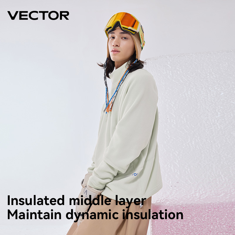 VECTOR Fleece Jacket Woman Men - Winter Clothing Vector reseña y precio
