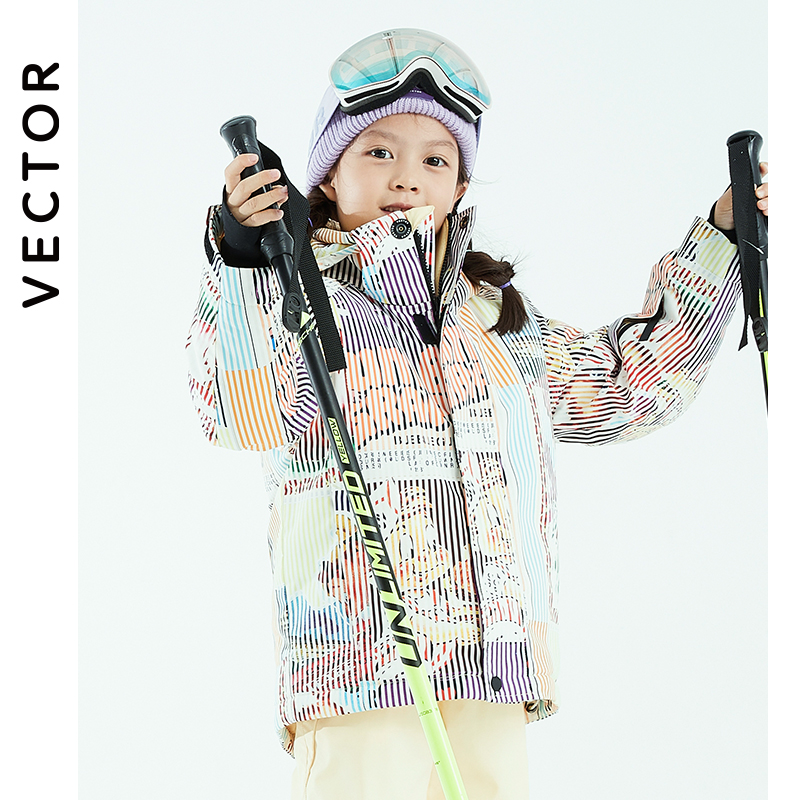 Children's Snowwear Outdoor Wa - Winter Clothing Vector reseña y precio