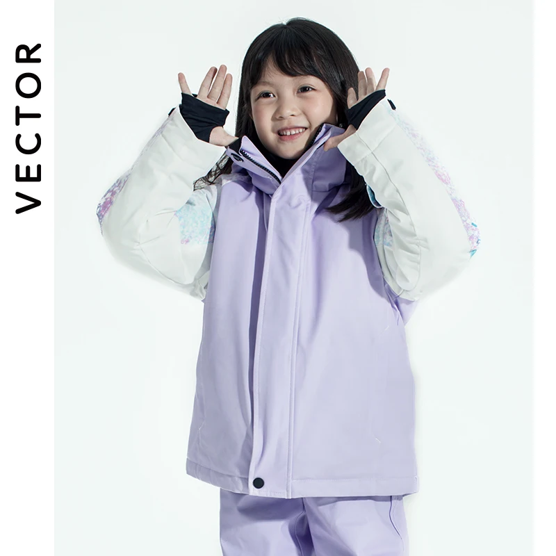Children's Snowwear Outdoor Wa - Winter Clothing Vector reseña y precio