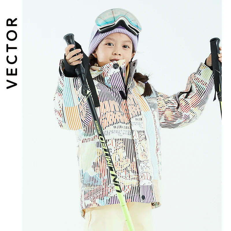 Children's Snowwear Outdoor Wa - Winter Clothing Vector reseña y precio