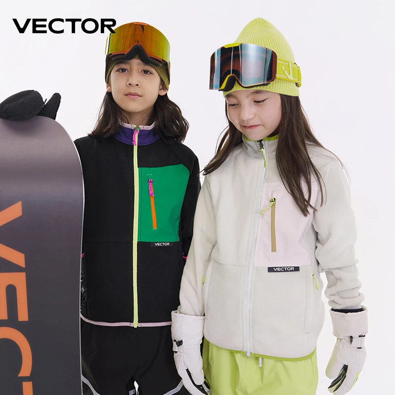 VECTOR Fleece Jacket Children  - Winter Clothing Vector reseña y precio