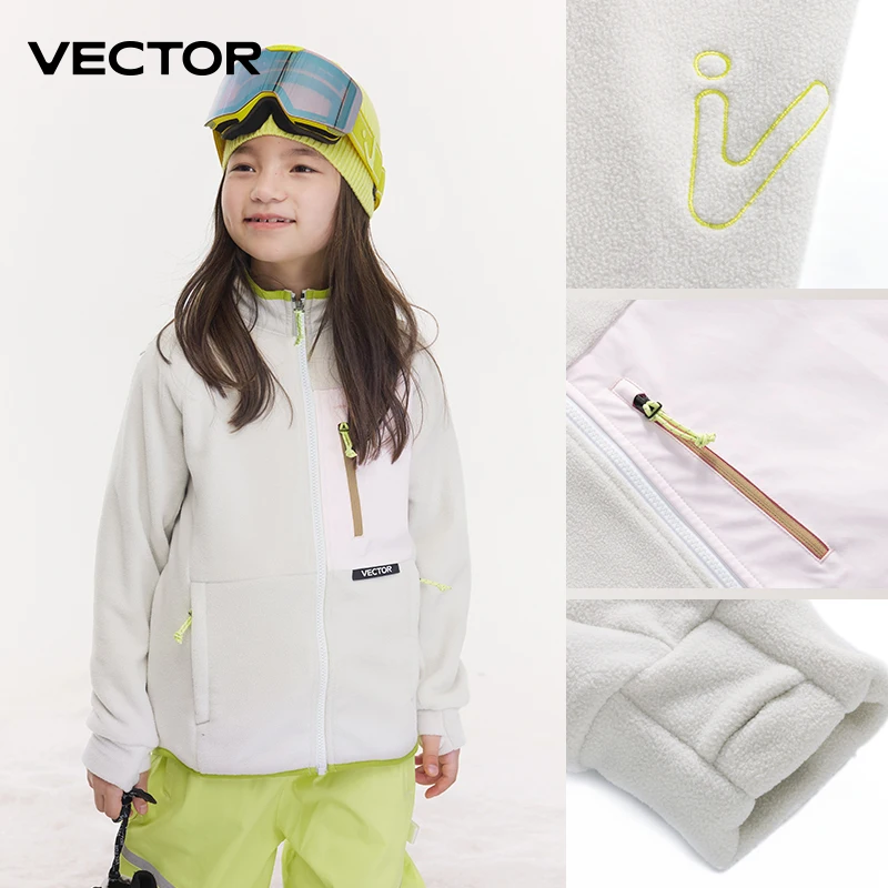 VECTOR Fleece Jacket Children  - Winter Clothing Vector reseña y precio